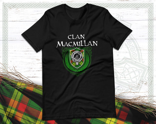 Clan MacMillan Scottish Clan Badge Crest T-Shirt