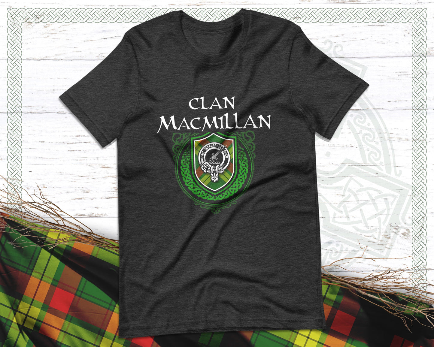 Clan MacMillan Scottish Clan Badge Crest T-Shirt