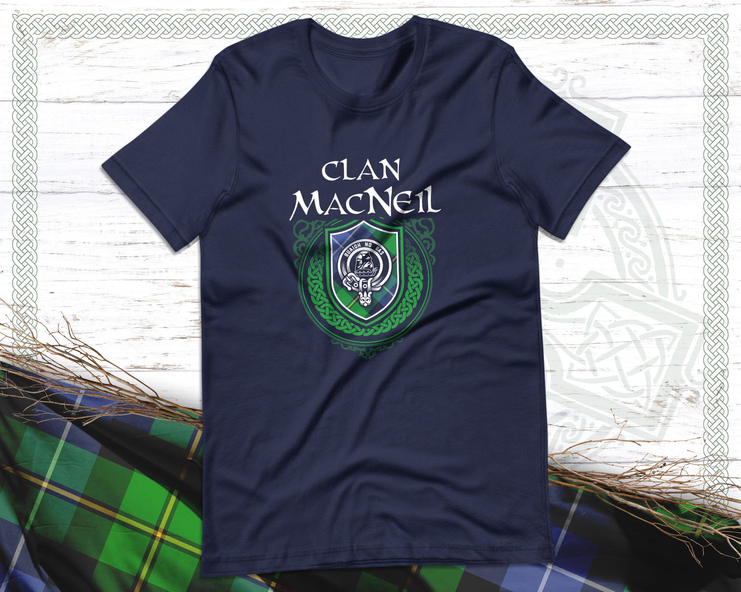 Clan MacNeil Scottish Clan Badge Crest T-Shirt