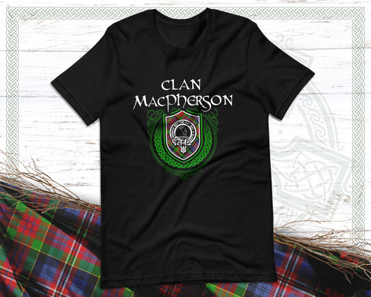 Clan MacPherson Scottish Clan Badge Crest T-Shirt