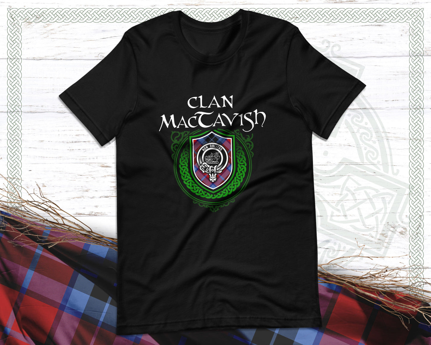 Clan MacTavish Scottish Clan Badge Crest T-Shirt