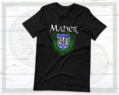 Maher Irish Family Crest T-Shirt