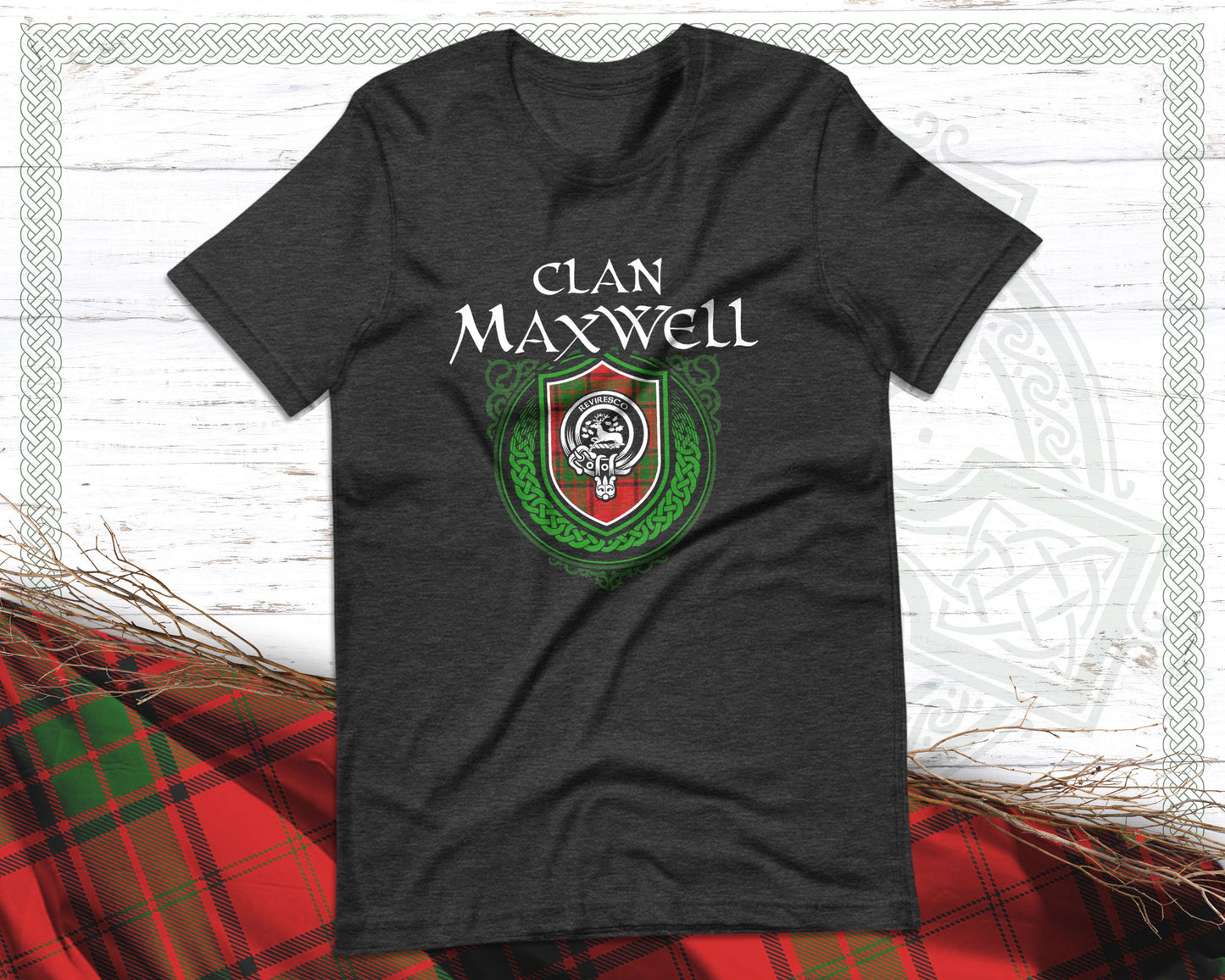 Clan Maxwell Scottish Clan Badge Crest T-Shirt