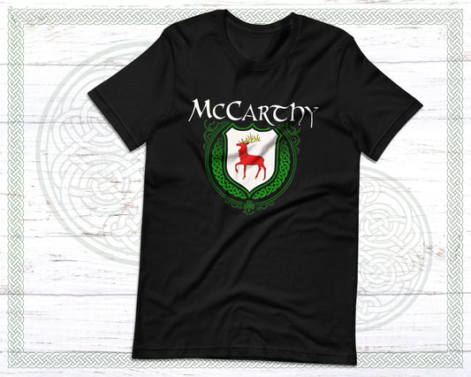 McCarthy Irish Family Crest T-Shirt