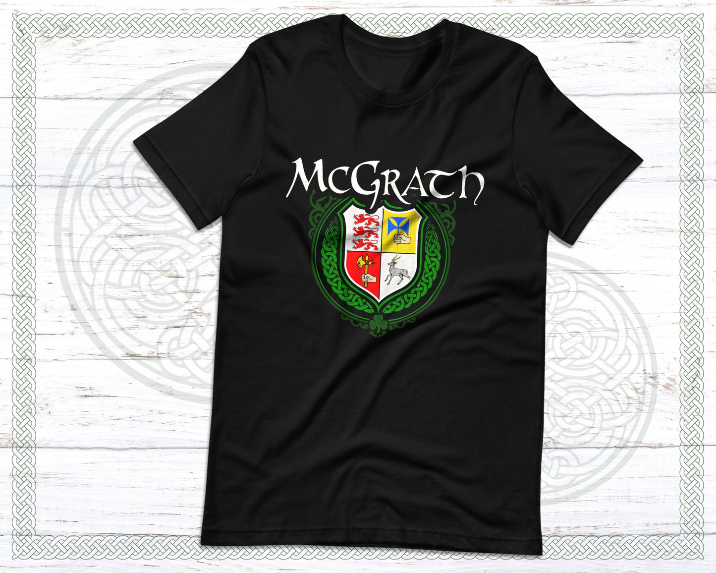 McGrath Irish Family Crest T-Shirt