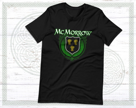 McMorrow Irish Family Crest T-Shirt