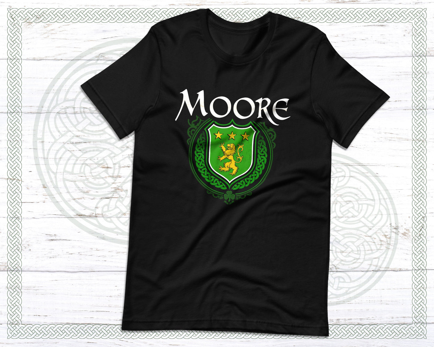 Moore Irish Family Crest T-Shirt