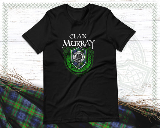 Clan Murray Scottish Clan Badge Crest T-Shirt