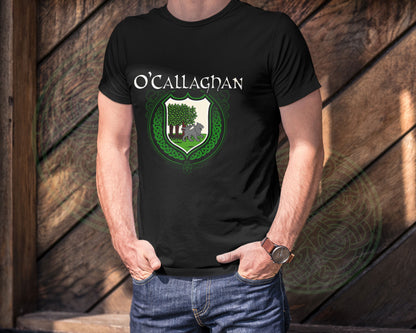 OCallaghan Irish Family Crest T-Shirt