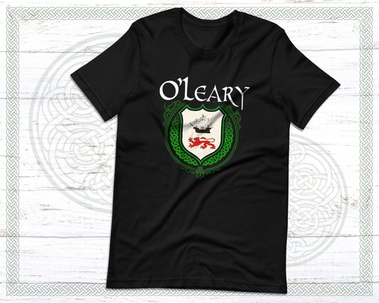 OLeary Irish Family Crest T-Shirt