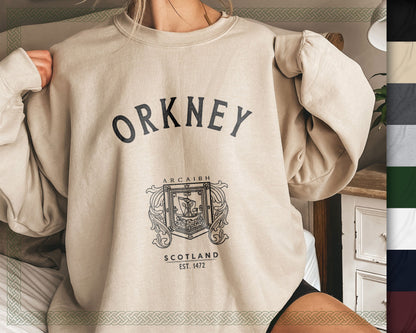 Orkney Scotland Baggy Travel Sweatshirt