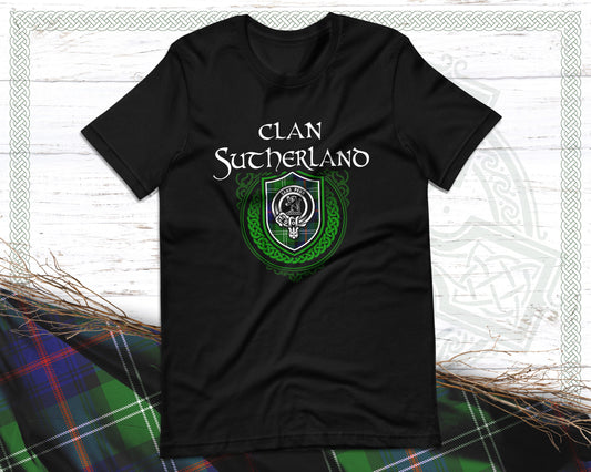 Clan Sutherland Scottish Clan Badge Crest T-Shirt